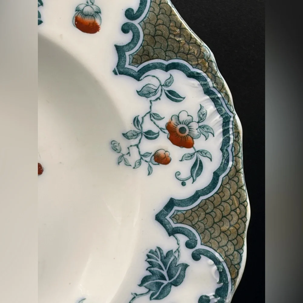 Sevres Hanley England JG Meakin (1890-1900) Antique Ironstone China Plate Dish